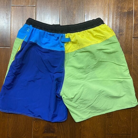 Nautica Vintage Color Block Board Surf Swim Trunks Shorts Men's Size XL - Picture 4 of 7